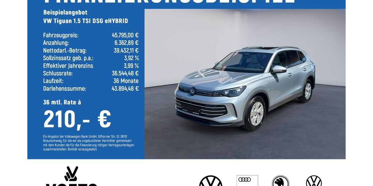 VW Tiguan 2.631 km 44.195 &euro; Magdeburg 39126