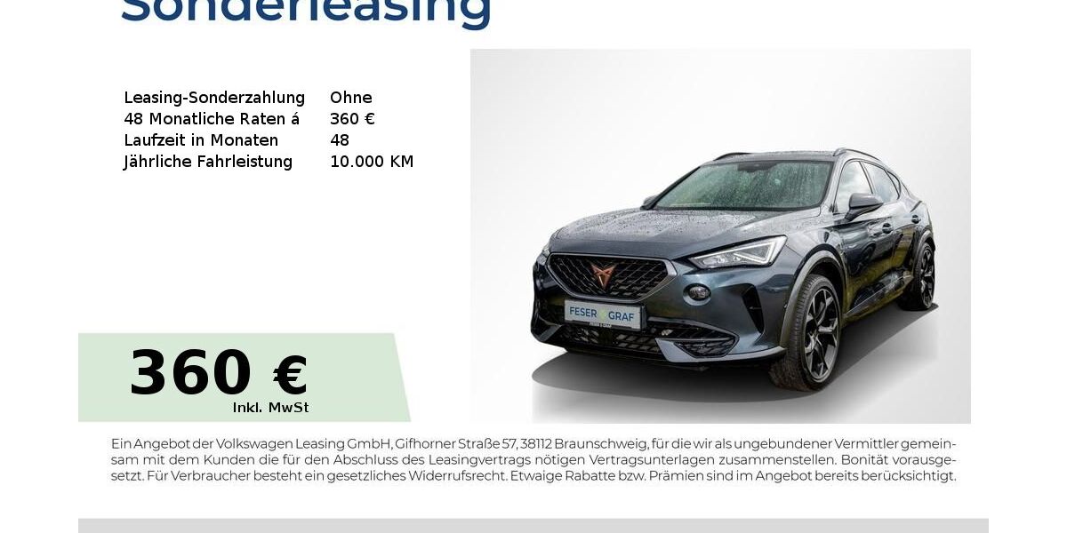 Cupra Formentor 54.742 km 23.440 &euro; Magdeburg 39126