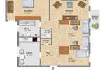 ruhige 4 Zimmer-Wohnung im Hinterhaus ***frisch renoviert*** mit Balkon - Dachgeschoßwohnung Magdeburg Sudenburg | Angebot:10983288