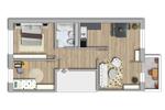 Etagenwohnung Magdeburg Ottersleben - 3 Zimmer, 59 m&sup2;, 446&euro; | Angebot:26441150