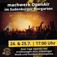 machwerk OpenAir - Kombiticket FR +SA 24.07.2026 Sudenburger Biergarten
