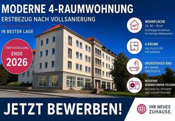 Wohnung Calbe - 4 Zimmer, 90 m&sup2;, 720&euro; | Angebot:27108469