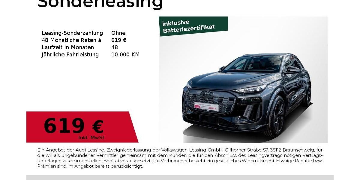 Audi Q6 e-tron 10.087 km 63.940 &euro; Magdeburg 39126